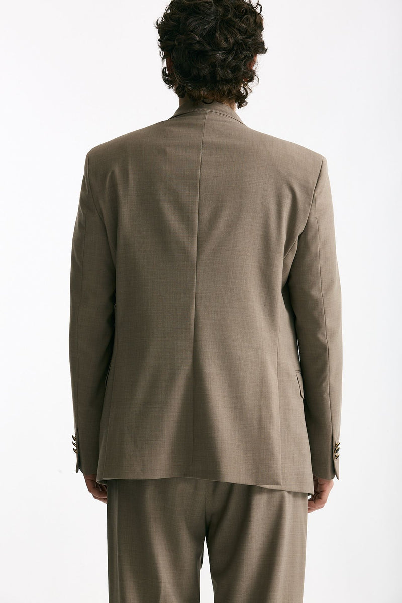 Giacca doppiopetto beige uomo Marsēm - 4
