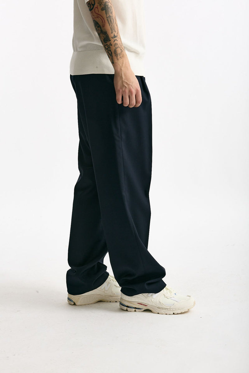 Pantalone gamba ampia blu uomo Marsēm - 2