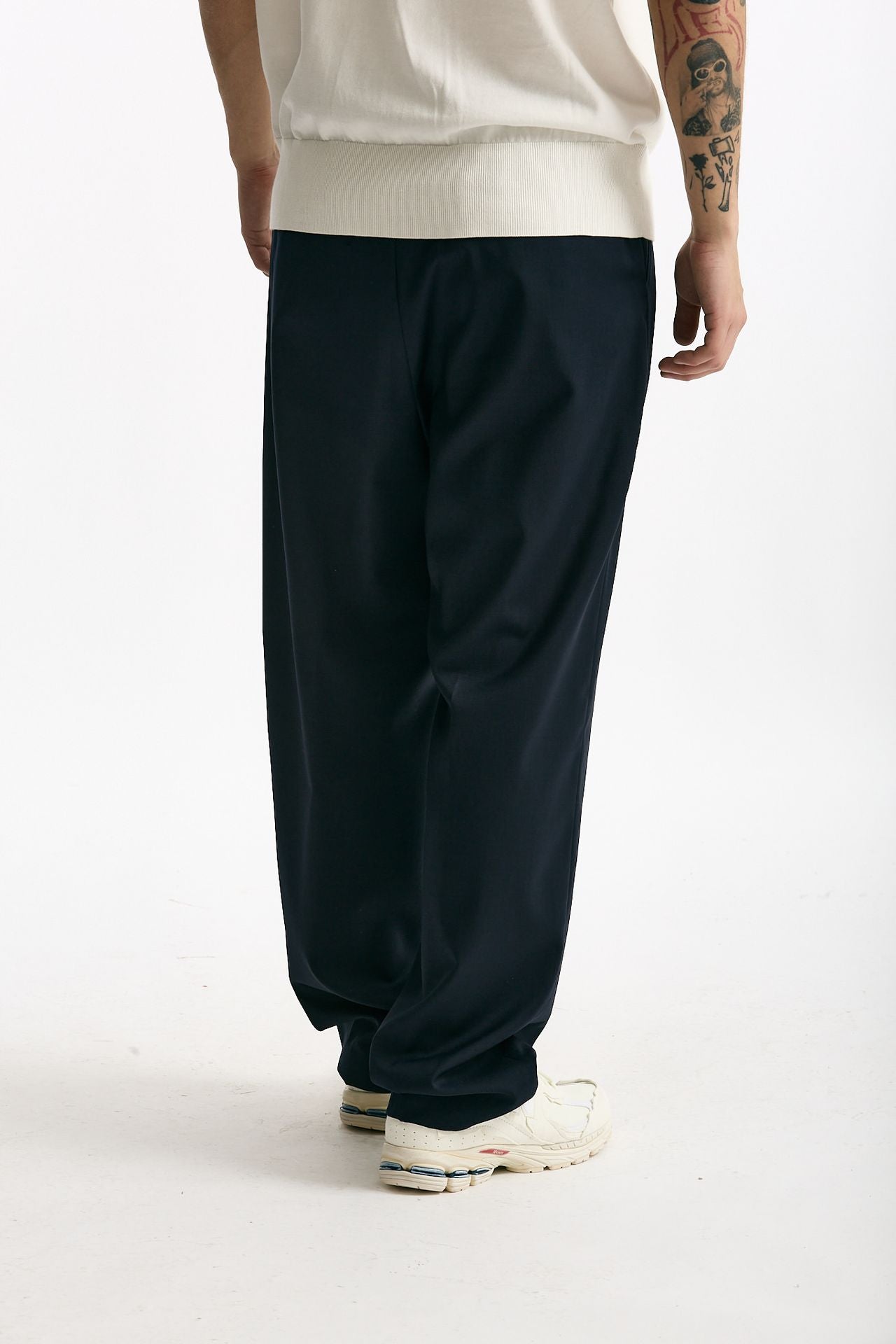 Pantalone gamba ampia blu uomo Marsēm - 3