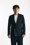 Giacca doppiopetto blu uomo Marsēm - 6