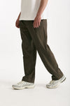 Pantalone lana ferma marrone gessato uomo Marsēm - 1
