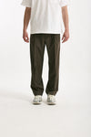 Pantalone lana ferma marrone gessato uomo Marsēm - 2
