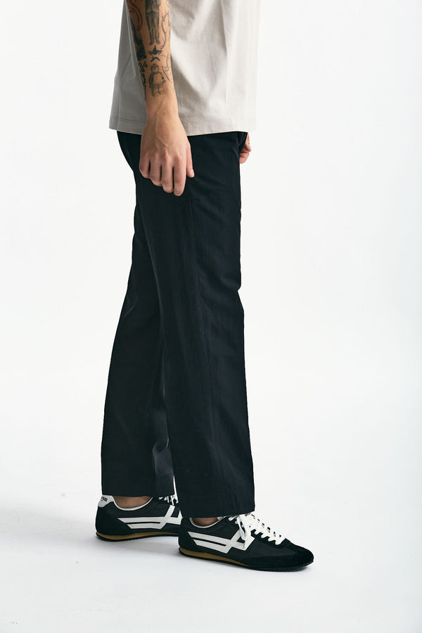 Pantalone FOLD 2 in misto cotone nero uomo Nine in the morning