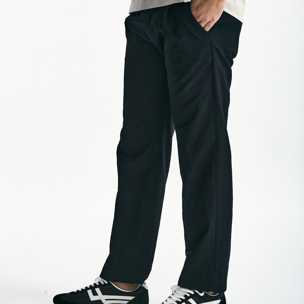 Pantalone FOLD 2 in misto cotone nero uomo Nine in the morning - 8