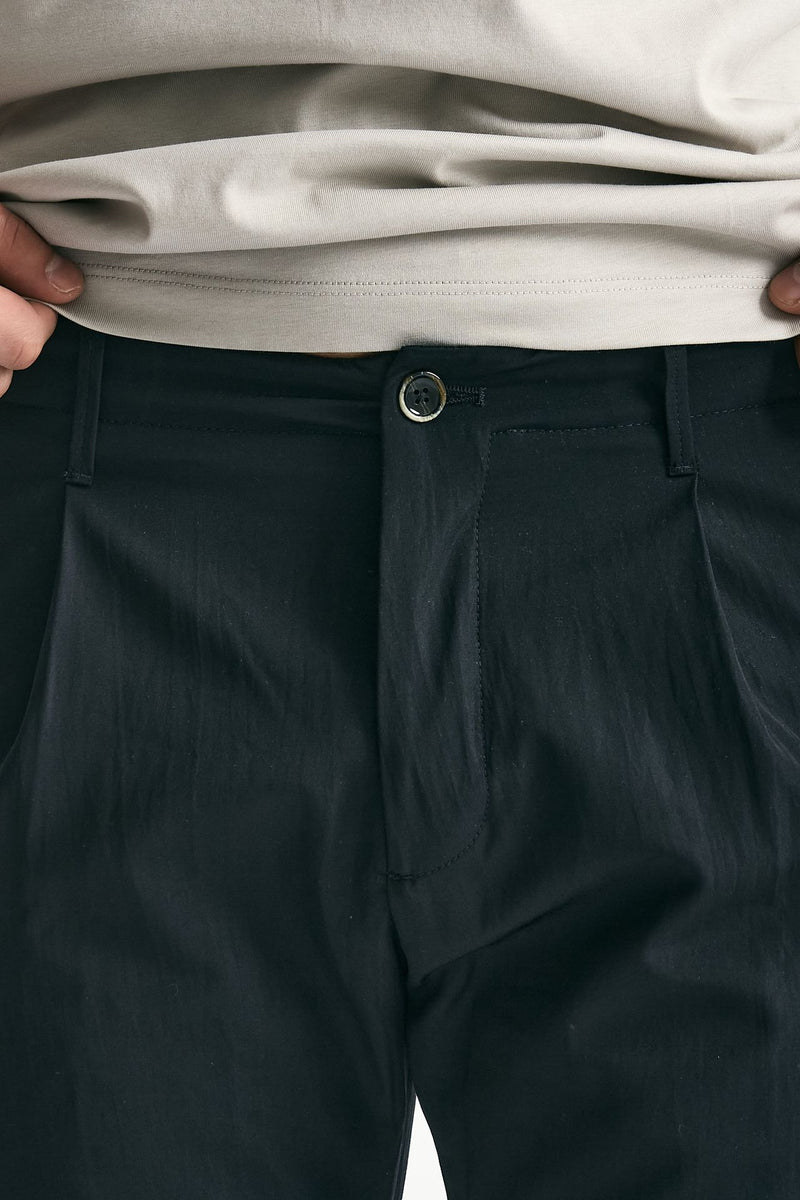 Pantalone FOLD 2 in misto cotone nero uomo Nine in the morning - 6