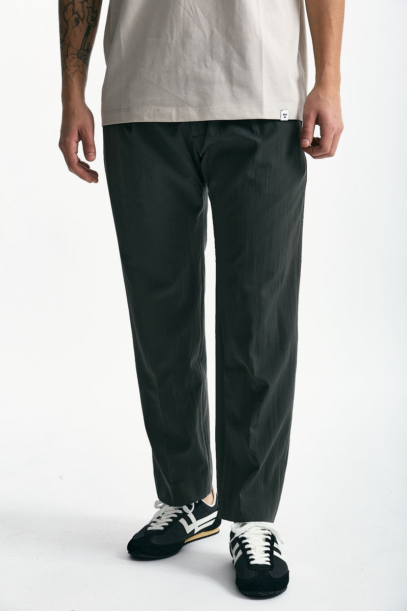 Pantalone FOLD 2 in misto cotone grigio/verde uomo Nine in the morning - 2