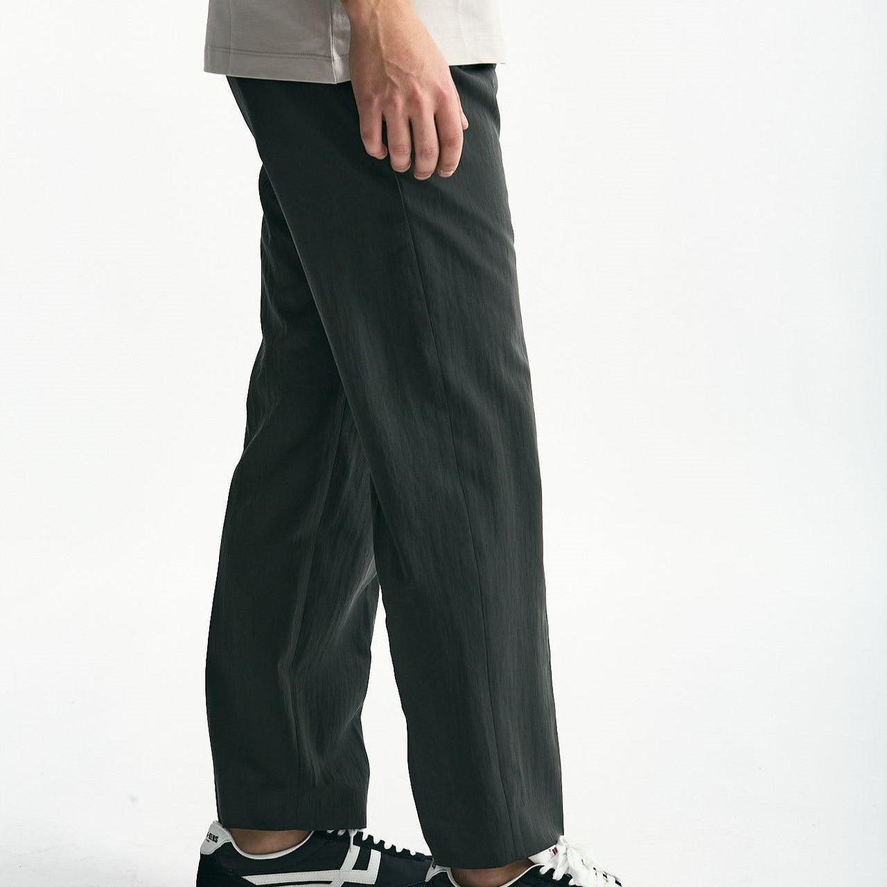 Pantalone FOLD 2 in misto cotone grigio/verde uomo Nine in the morning - 8
