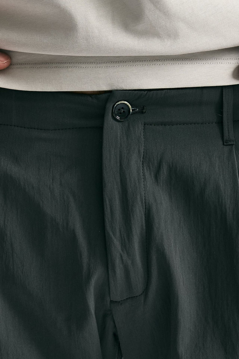 Pantalone FOLD 2 in misto cotone grigio/verde uomo Nine in the morning - 6