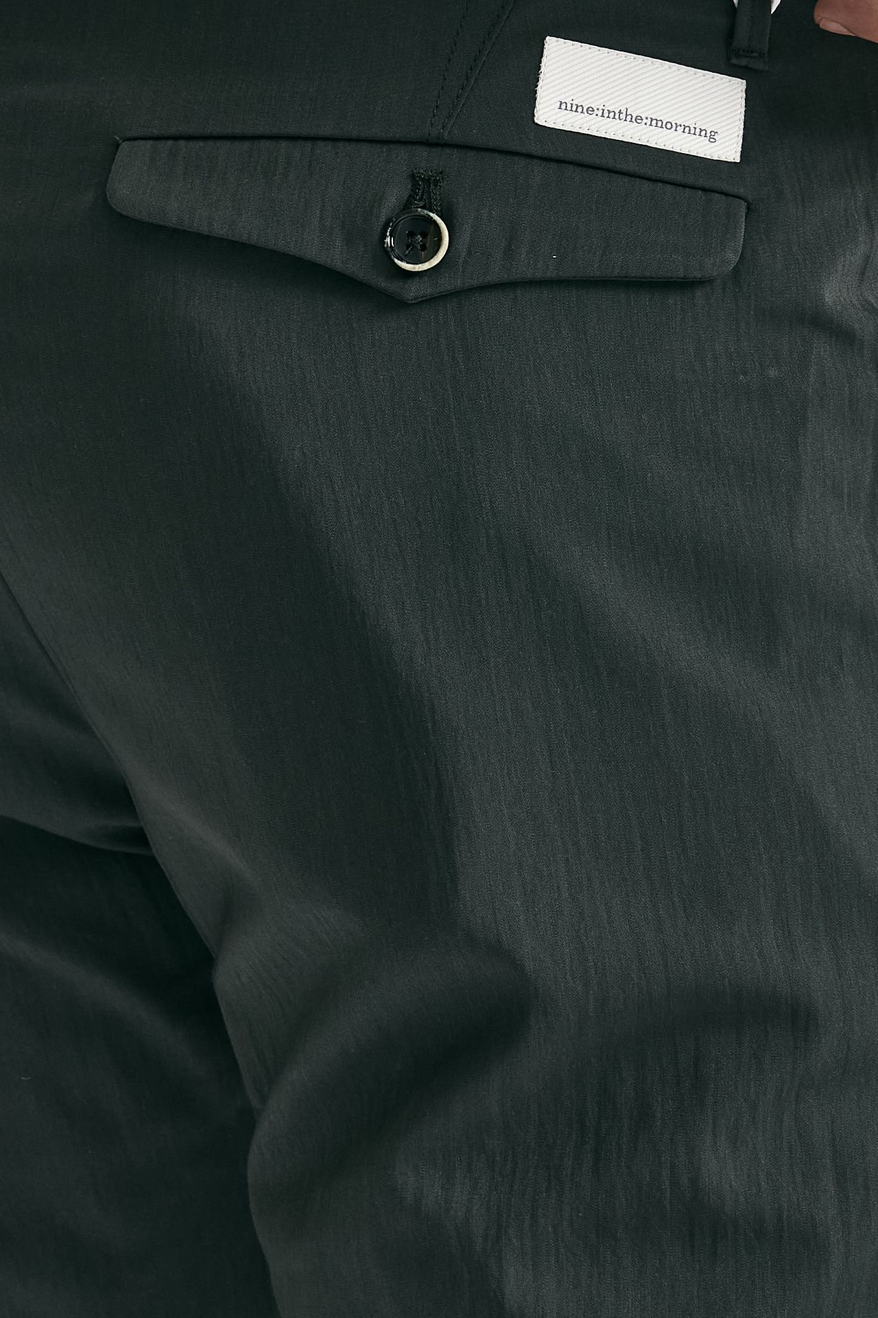 Pantalone FOLD 2 in misto cotone grigio/verde uomo Nine in the morning - 7