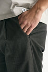 Pantalone FOLD 2 in lana stretch marrone/grigio uomo Nine in the morning - 5