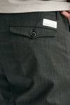 Pantalone FOLD 2 in lana stretch marrone/grigio uomo Nine in the morning - 7