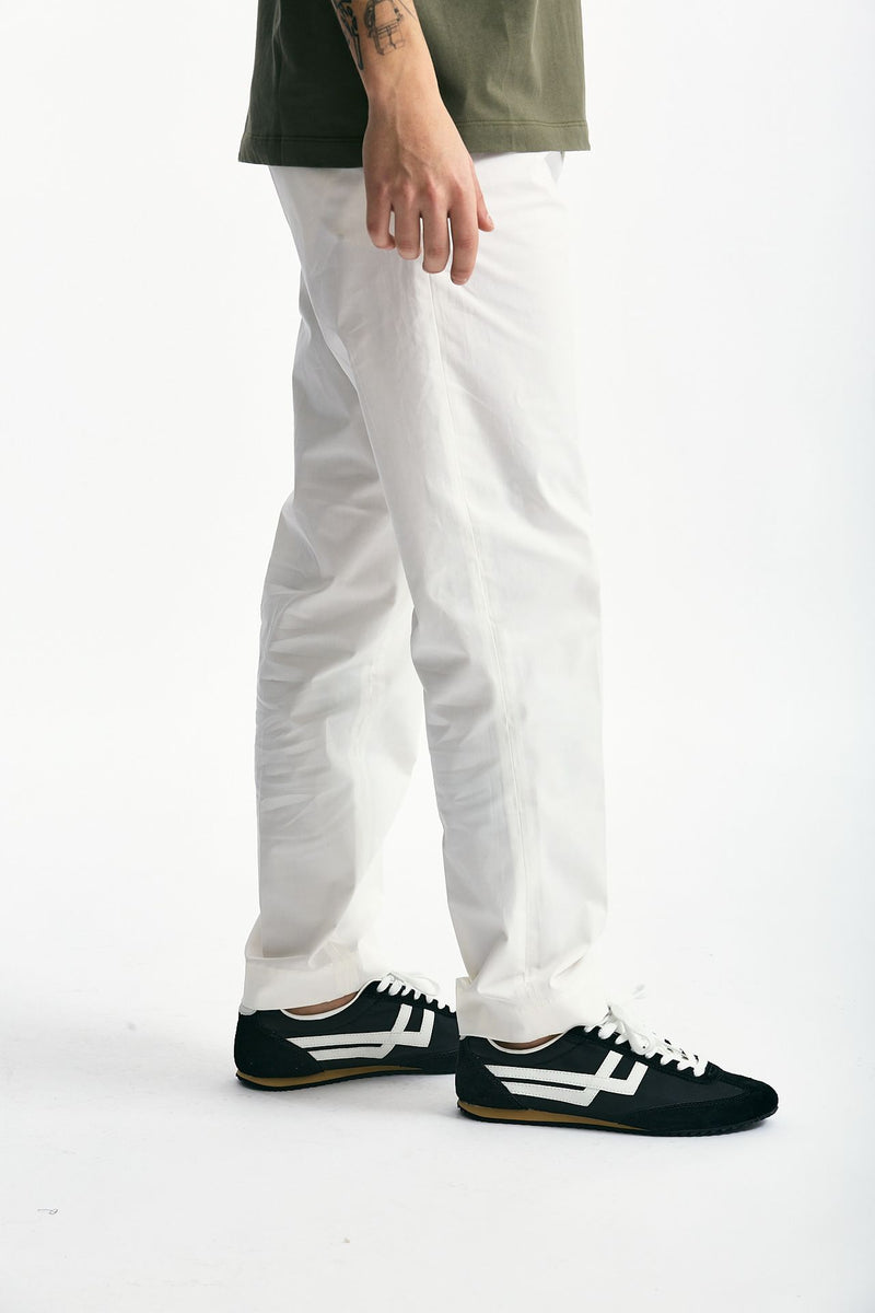 Pantalone GIOVE in cotone stretch bianco uomo Nine in the morning - 2