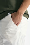 Pantalone GIOVE in cotone stretch bianco uomo Nine in the morning - 5