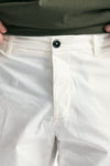 Pantalone GIOVE in cotone stretch bianco uomo Nine in the morning - 6