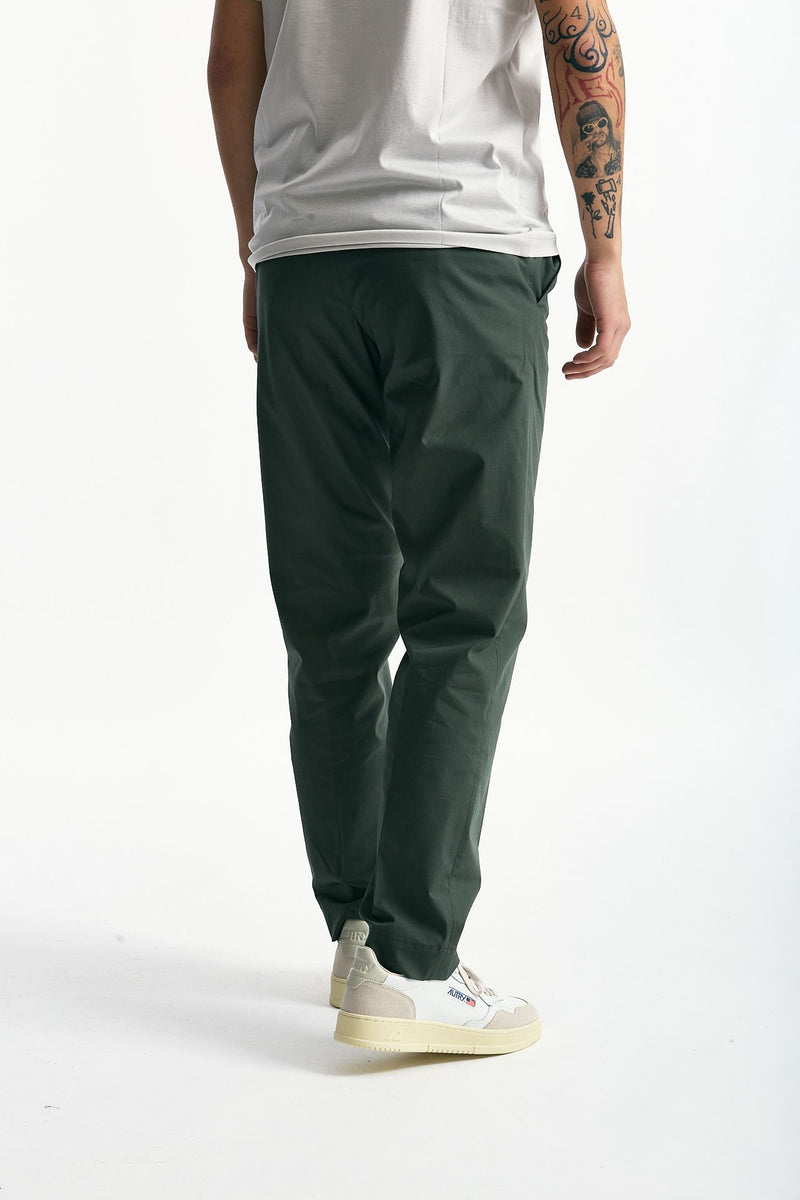 Pantalone GIOVE in cotone stretch verde uomo Nine in the morning - 4