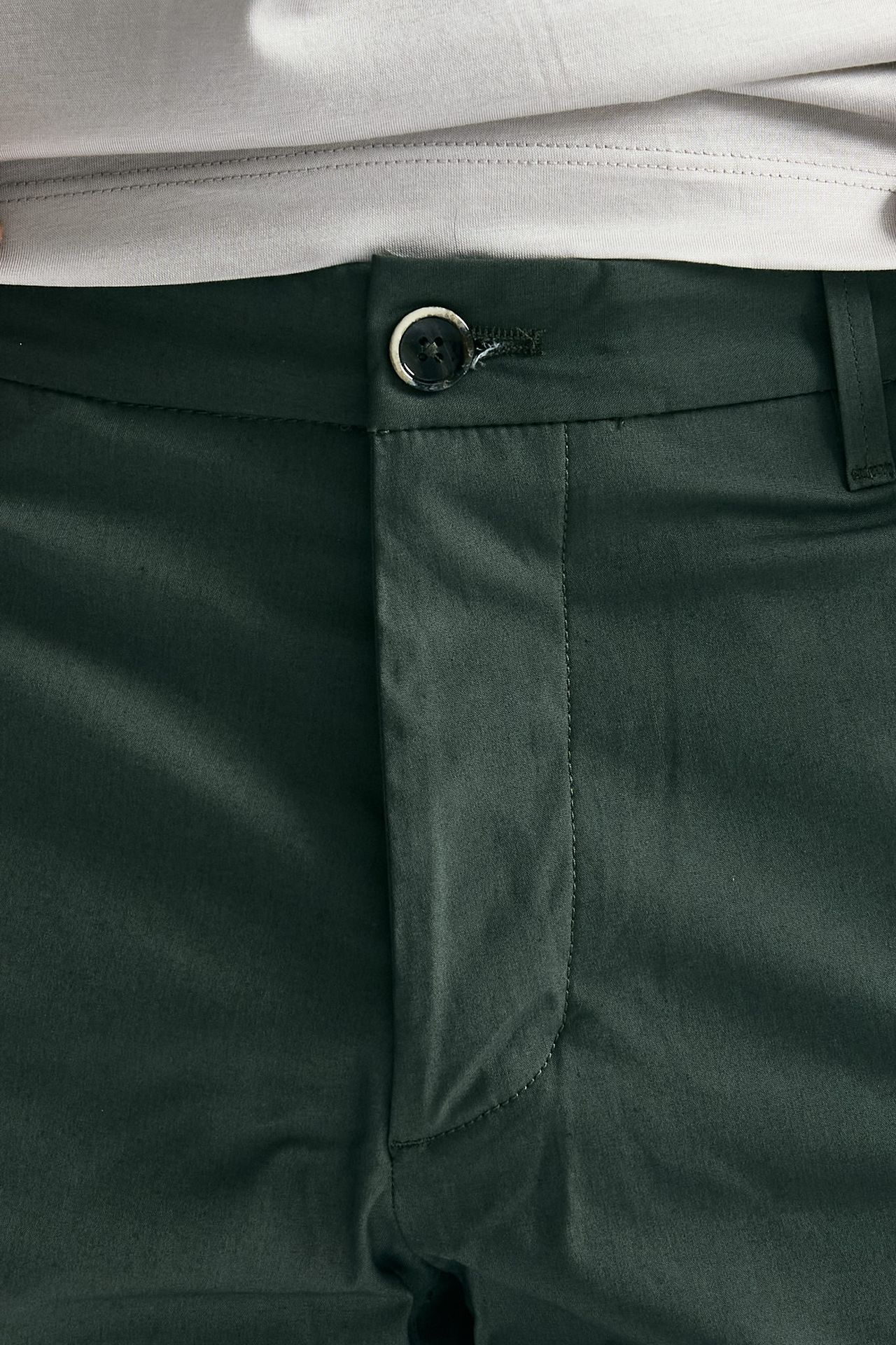 Pantalone GIOVE in cotone stretch verde uomo Nine in the morning - 6