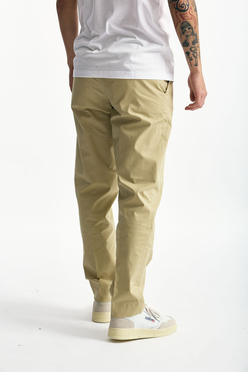 Pantalone GIOVE in cotone stretch beige uomo Nine in the morning - 3