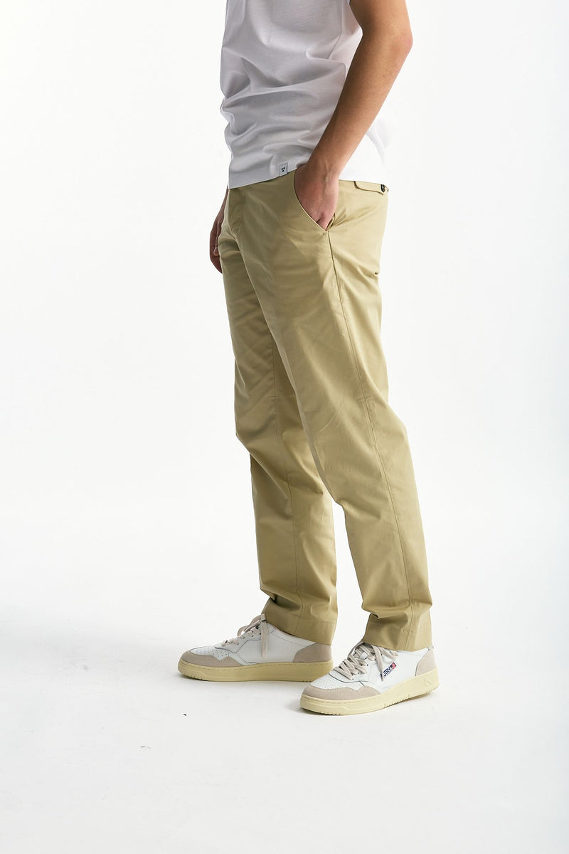 Pantalone GIOVE in cotone stretch beige uomo Nine in the morning - 4