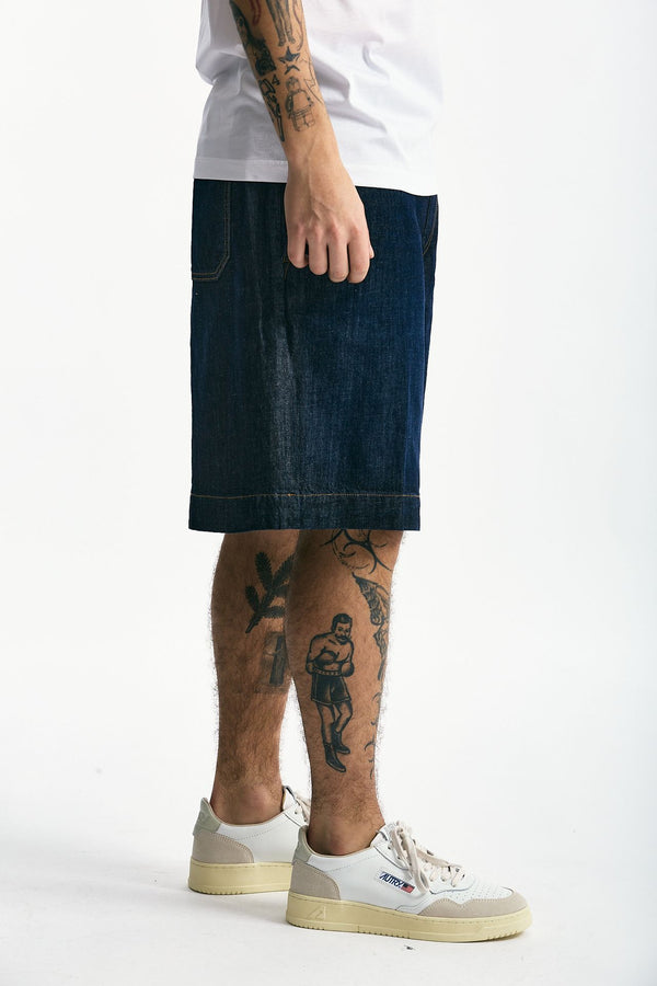 Bermuda in cotone fermo denim uomo Nine in the morning