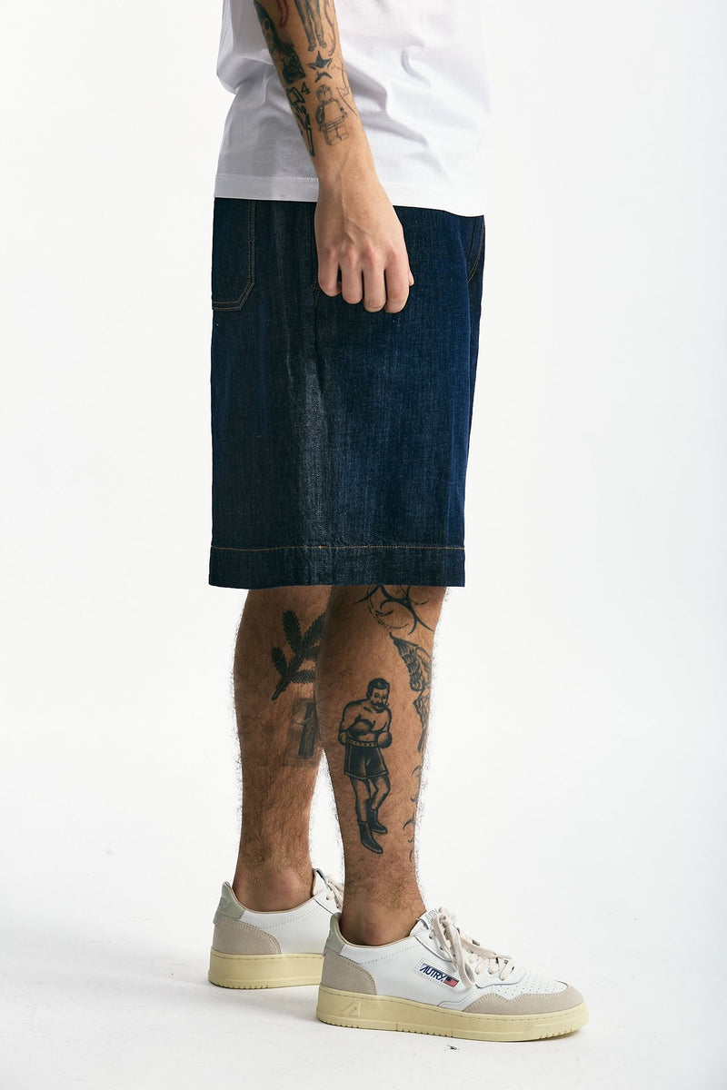 Bermuda in cotone fermo denim uomo Nine in the morning - 2