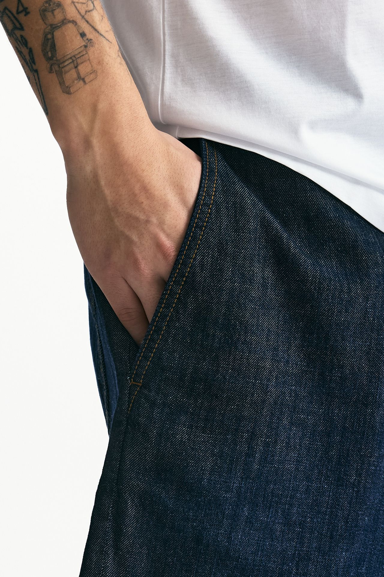 Bermuda in cotone fermo denim uomo Nine in the morning - 5