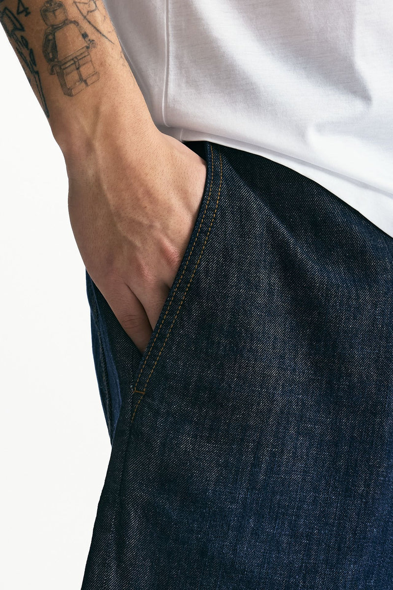 Bermuda in cotone fermo denim uomo Nine in the morning - 5
