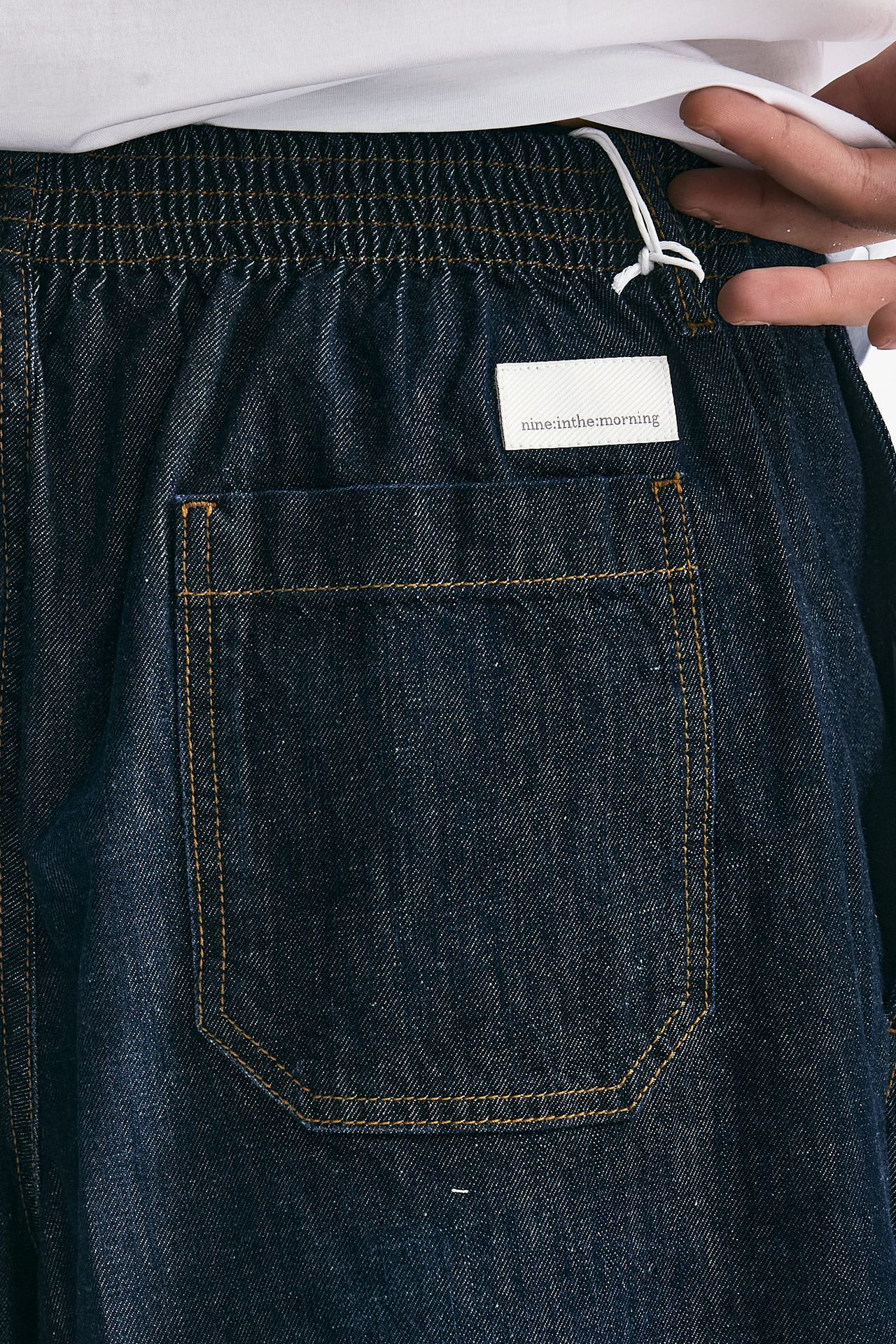 Bermuda in cotone fermo denim uomo Nine in the morning - 7