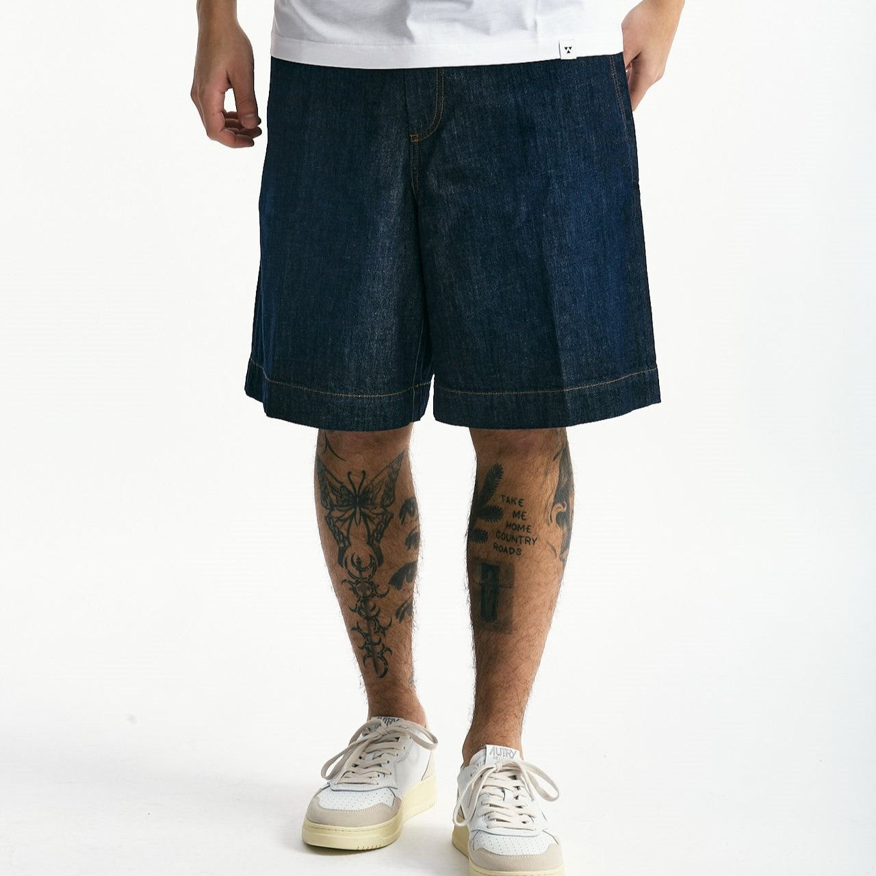 Bermuda in cotone fermo denim uomo Nine in the morning - 8