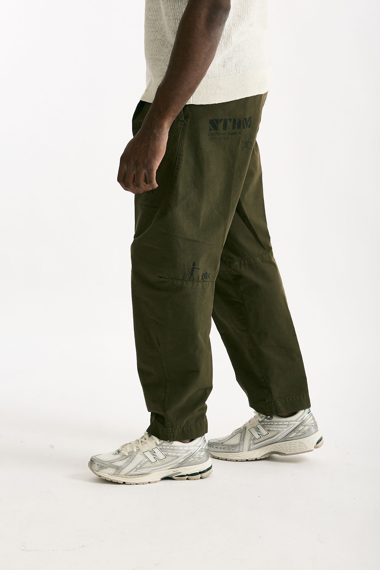 Pantalone GIULIO CARROT in cotone fermo uomo Nine in the morning - 2