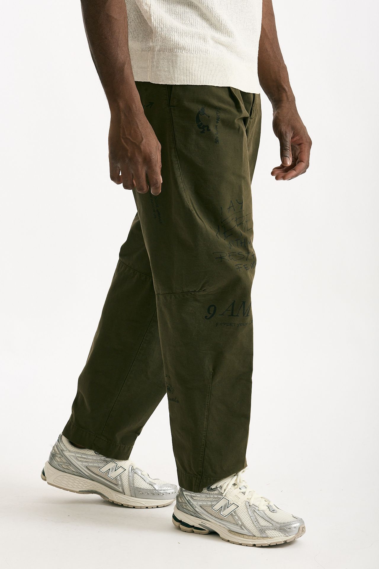 Pantalone GIULIO CARROT in cotone fermo uomo Nine in the morning - 4