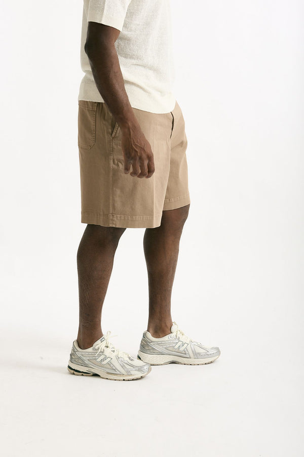 Bermuda in cotone fermo beige uomo Nine in the morning