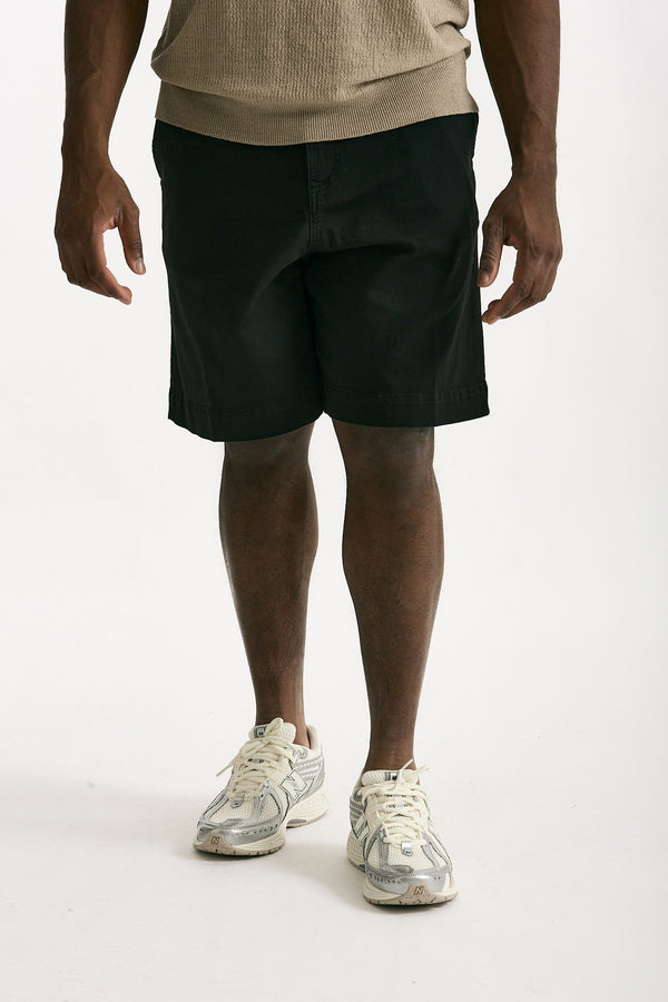 Bermuda in cotone fermo nero uomo Nine in the morning