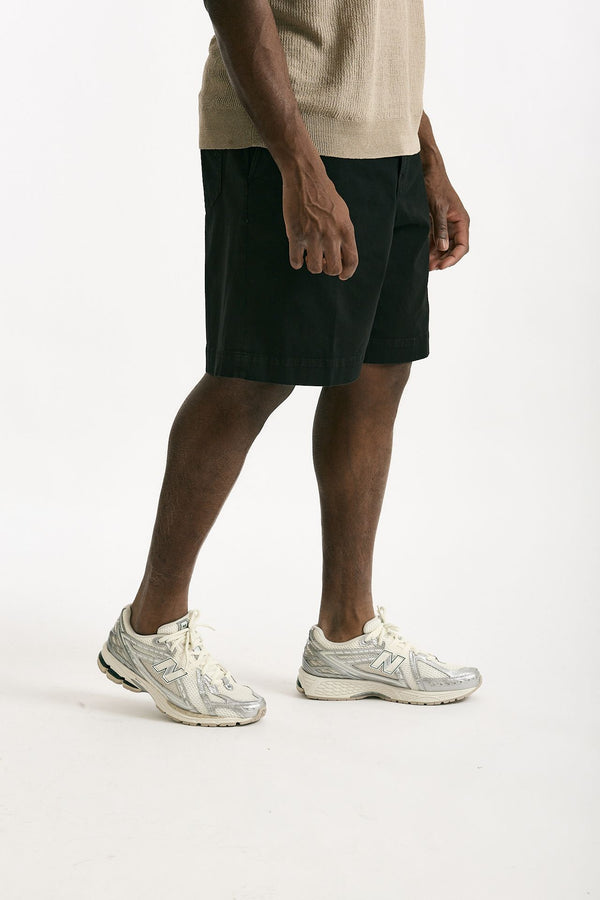 Bermuda in cotone fermo nero uomo Nine in the morning