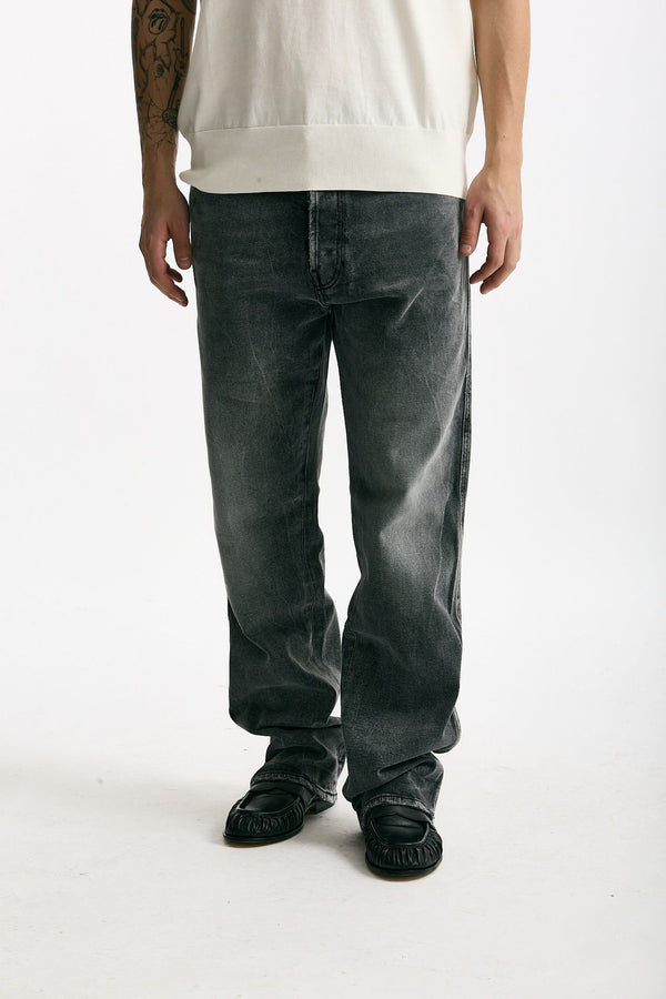 Jeans in cotone fermo grigio uomo Numeri