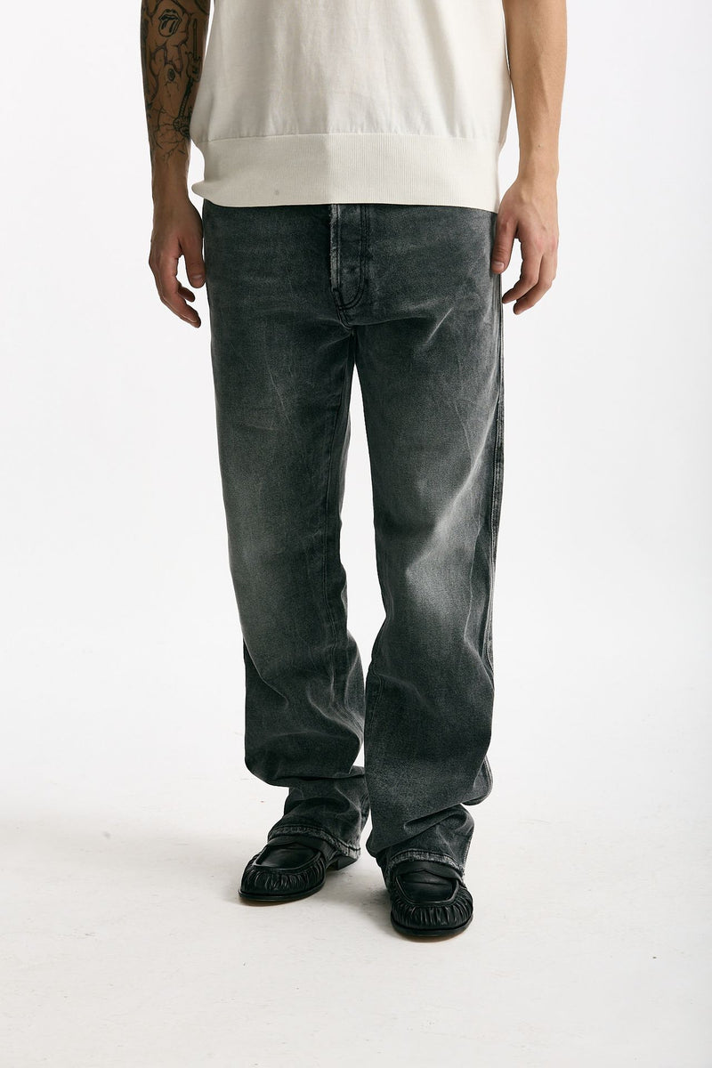Jeans in cotone fermo grigio uomo Numeri - 1