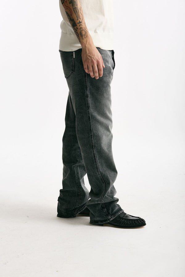 Jeans in cotone fermo grigio uomo Numeri
