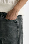 Jeans in cotone fermo grigio uomo Numeri - 5
