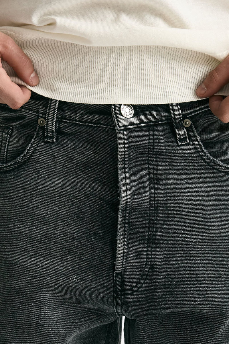Jeans in cotone fermo grigio uomo Numeri - 6