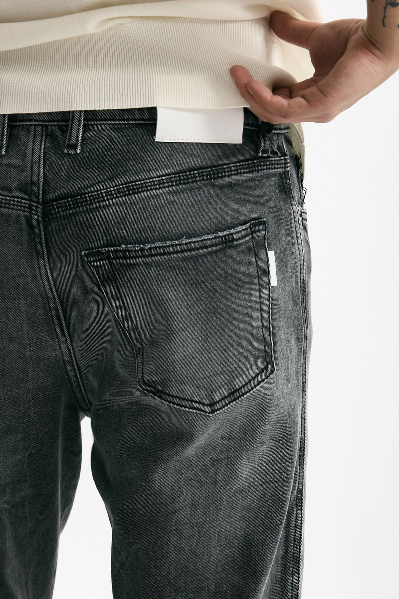 Jeans in cotone fermo grigio uomo Numeri - 7