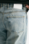 Jeans in cotone fermo lavaggio chiaro uomo Numeri - 7