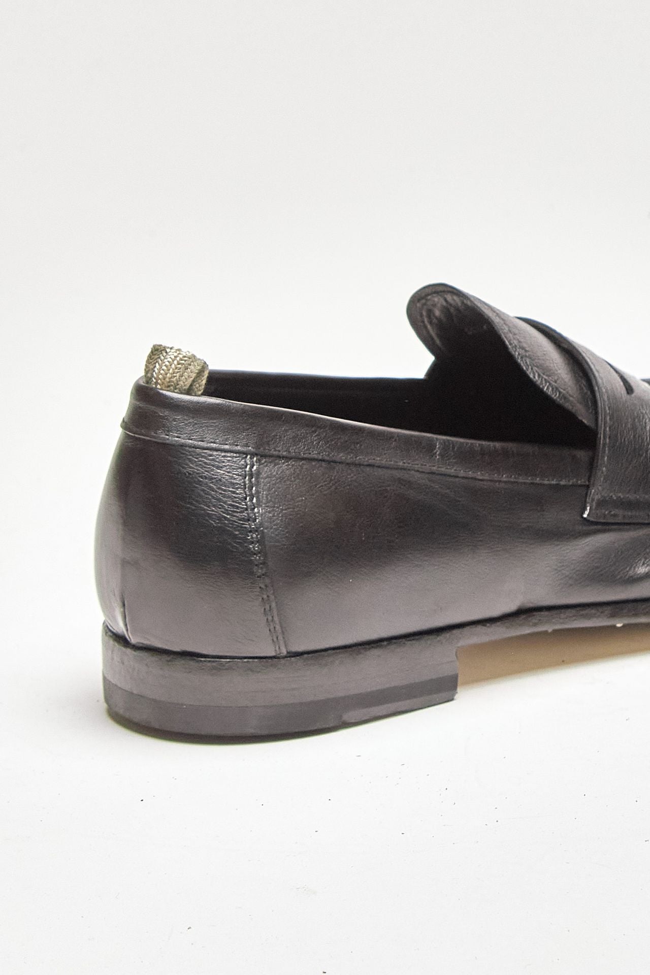 Mocassini penny SOLITUDE/015 in pelle nero uomo Officine creative - 7