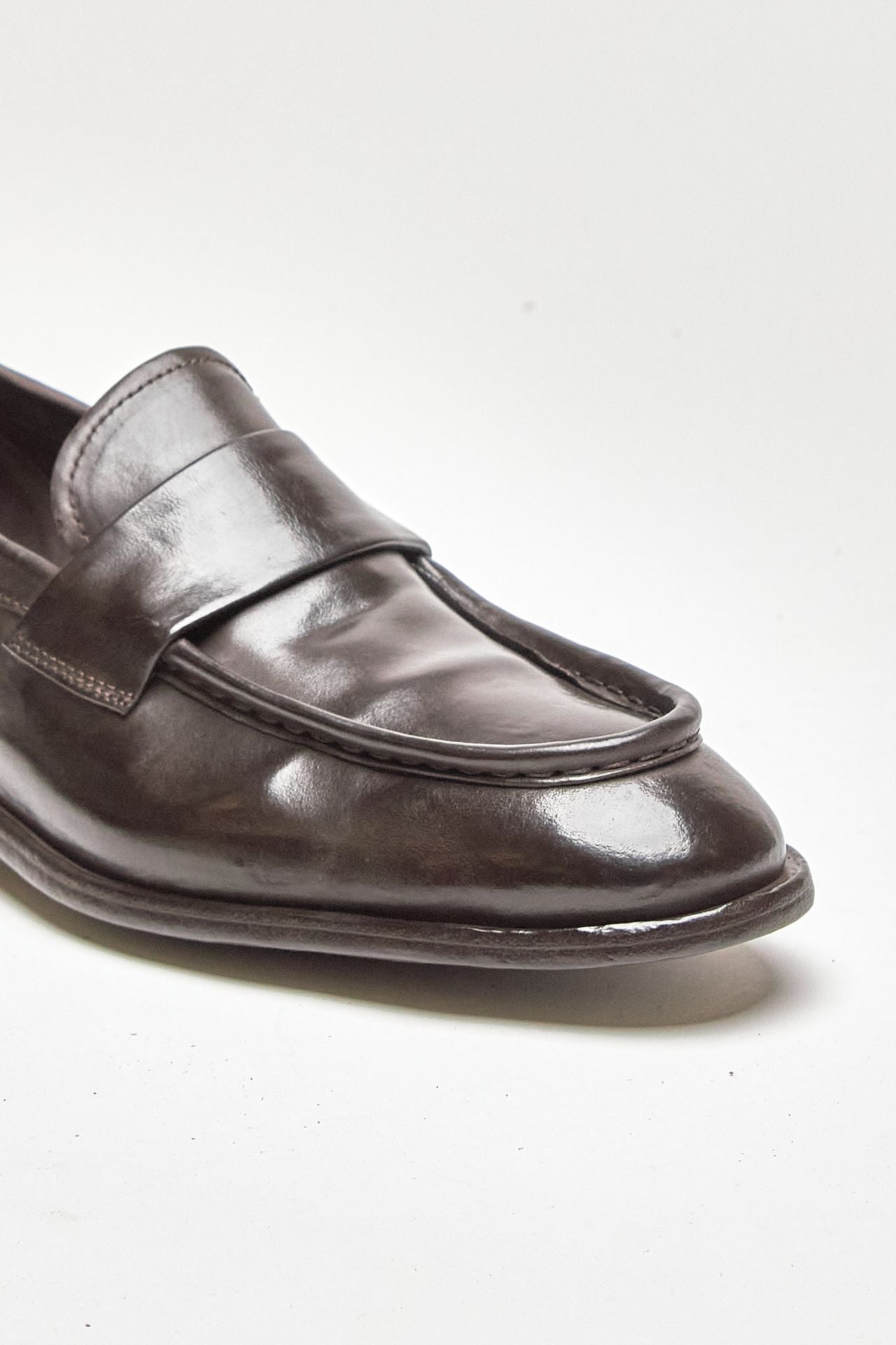 Mocassini SOUND/001 in pelle marrone uomo Officine creative - 5