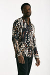 Camicia in viscosa fantasia multicolore uomo On me the shirt - 2