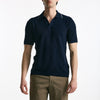 Polo in cotone blu uomo Mauro ottaviani - 6