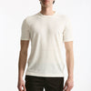 T-shirt in lino e cotone bianco uomo Mauro ottaviani - 6