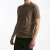 T-shirt in lino e cotone marrone chiaro uomo Mauro ottaviani - 6