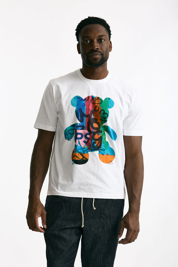 T-shirt in cotone bianco uomo Paul smith