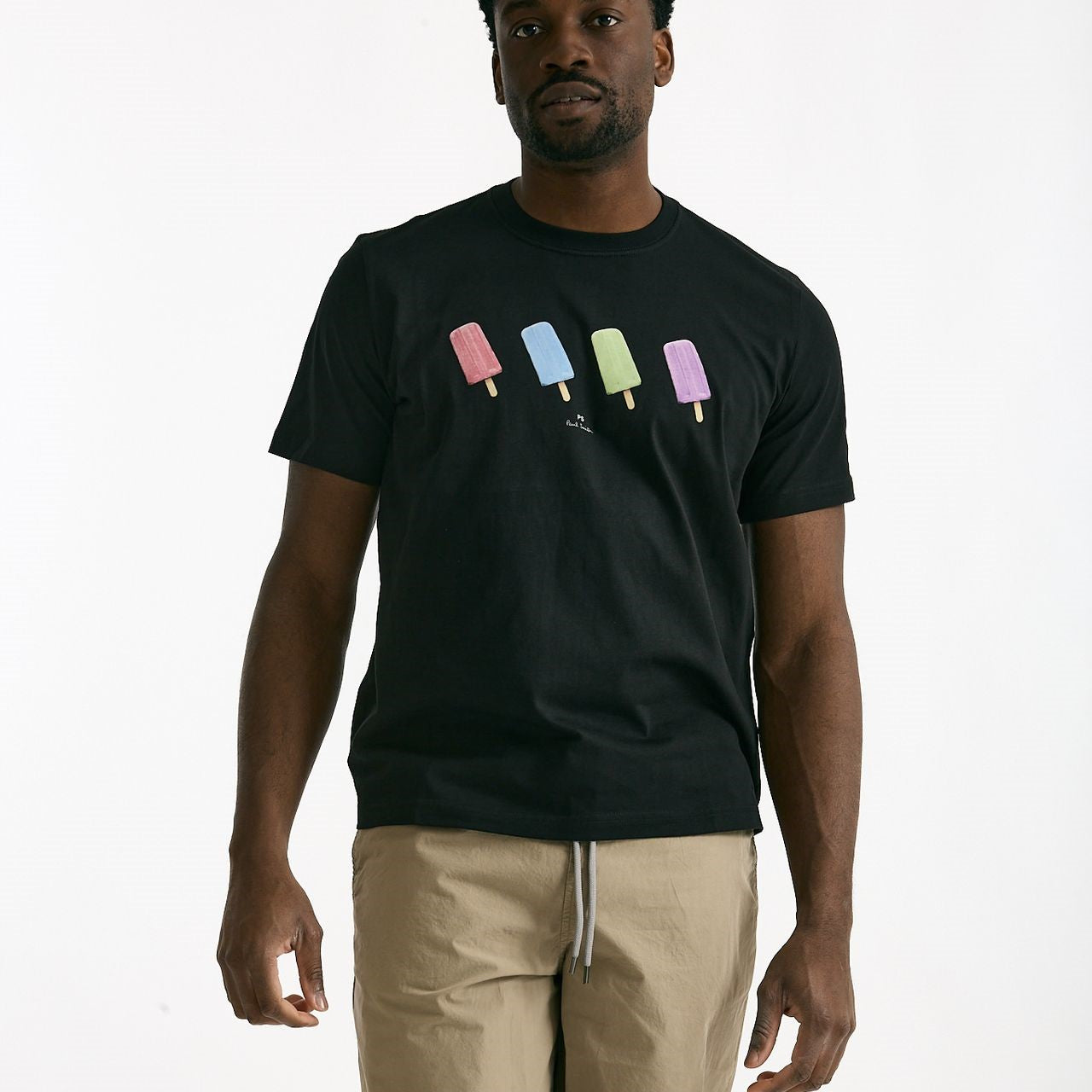 T-shirt in cotone nero uomo Paul smith - 6