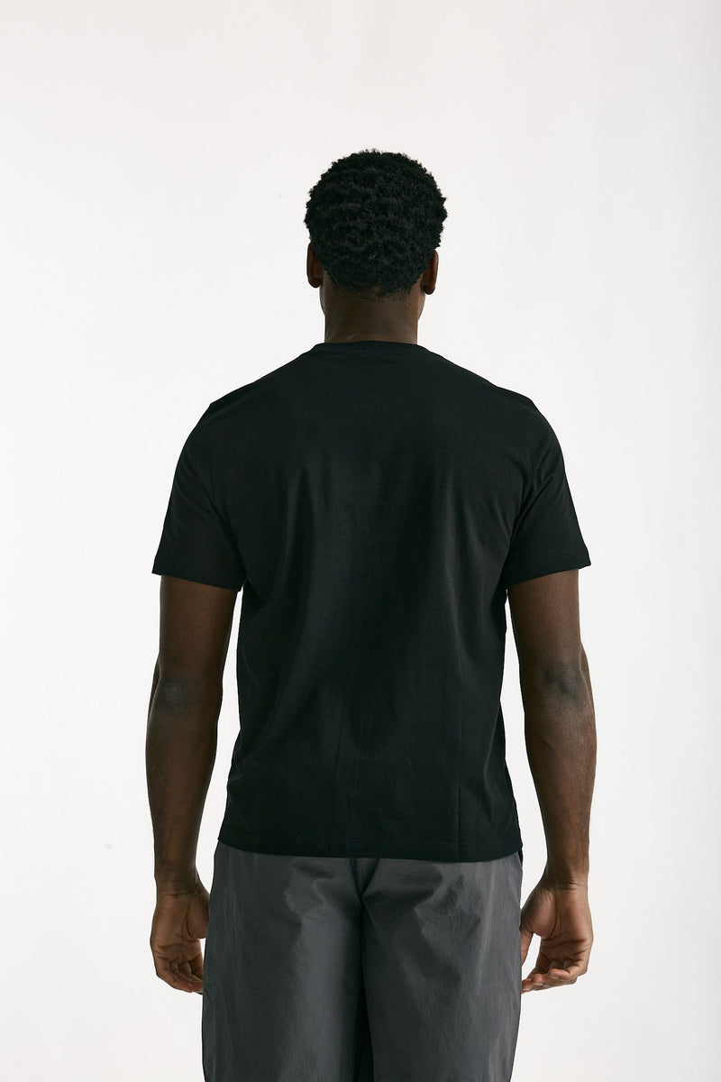 T-shirt in cotone nero stampa uomo Paul smith - 3