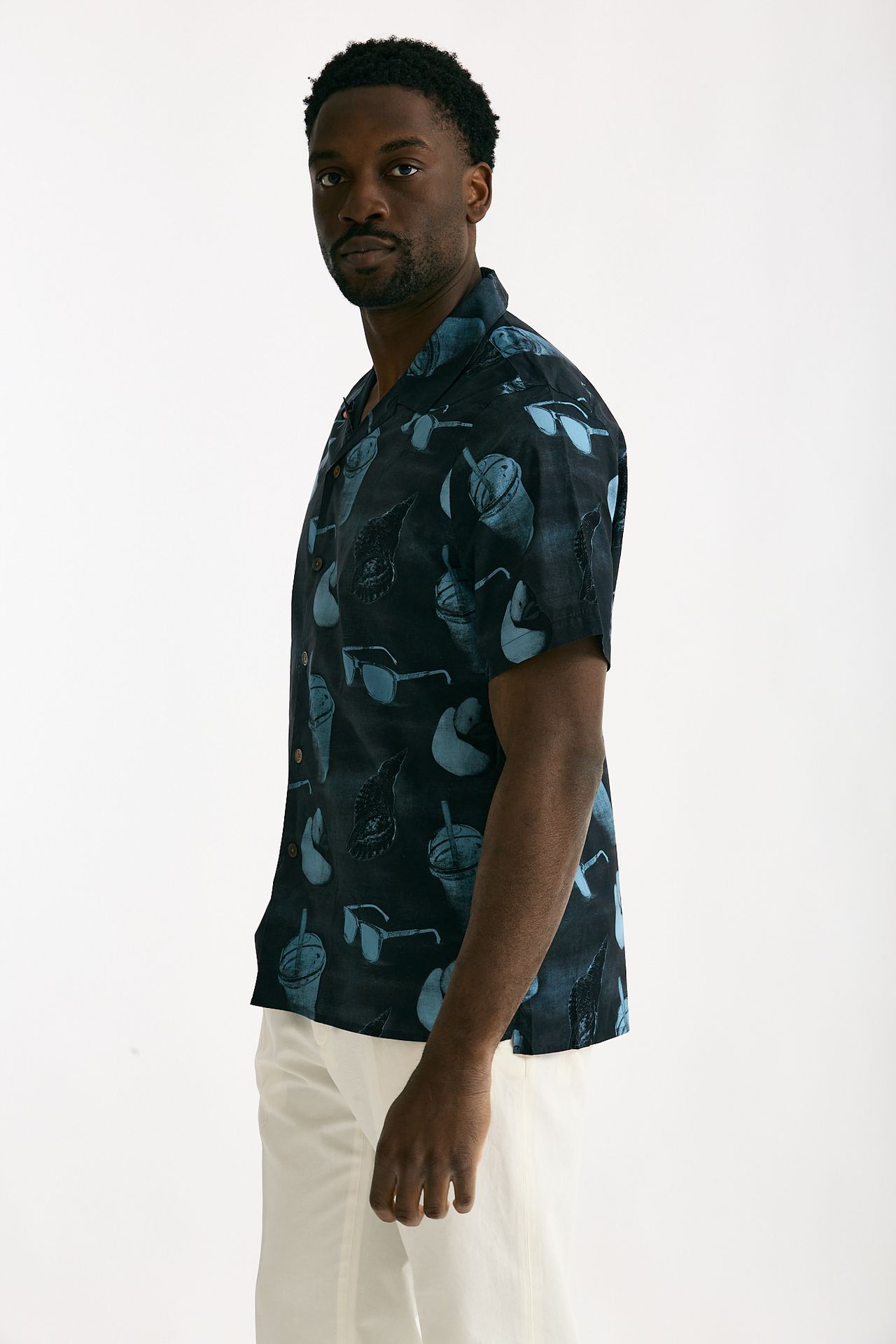 Camicia in cotone Fantasia blu e azzurro uomo Paul smith - 2